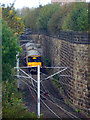 Train near Exhibition Centre station