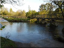 NY6815 : Ford & footbridge near Rutter Force by Andrew Curtis