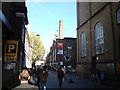 View of the Truman Brewery chimney from Brick Lane