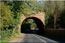 SU5732 : Railway Bridge at New Alresford, Hampshire by Peter Trimming
