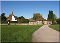 Buildings by Coulsdon Common