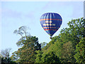 Balloon across the trees, Staffordshire