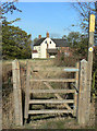 Footpath gate at Hill Farm