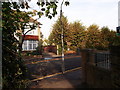 Footpath crosses Birdhurst Rise