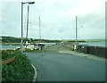 Looking along the jetty