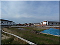 Part of the new housing being built on the former Manchester City Football Ground