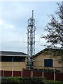 The police station radio mast, Idle
