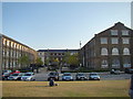 View of the Royal Arsenal development from the Thames Path