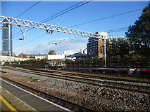 TQ3884 : View at Stratford station by Marathon