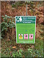TM3954 : Forestry Commission sign by Geographer