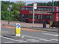 Bus stand on Downs Road, Belmont