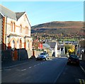 Trealaw hillside viewed from Trinity Road, Tonypandy