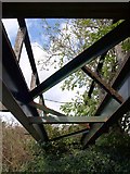 TQ3277 : Derelict bridge, Burgess Park by Derek Harper