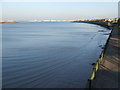 TQ4681 : Low tide at Thamesmead by Malc McDonald