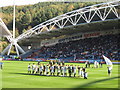 Almost kick-off time at the Galpharm Stadium