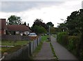 Footpath approaching Parsonage Rd