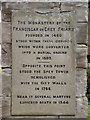 Greyfriars Burial Ground Information Tablet