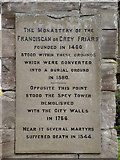 NO1223 : Greyfriars Burial Ground Information Tablet by David Dixon