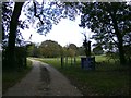 TM4477 : The entrance to Henham Park by Geographer
