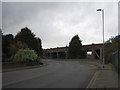 The railway bridge near New Clee station