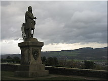 NS7993 : Robert the Bruce at Stirling Castle by M J Richardson