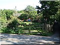 Entrance to allotments, Heyes Lane, Alderley Edge