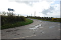 Looking down Parkhall Lane towards Church Leigh