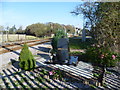 The Kevin Crouch Memorial at Burmarsh Road level crossing