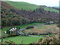 A view over Cwmbrwyno from the Ystumtuen road