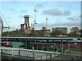 TQ3981 : Canning Town: bus station from high-level DLR platforms by Christopher Hilton