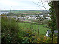 View towards St Dogmaels Abbey ruins