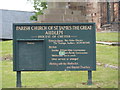 Parish Church of St James the Great, Audlem, Sign