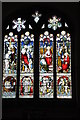 Stained glass window, King