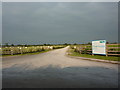 Road to Overwater Marina off Coole Lane