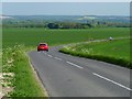 SU5787 : Road and farmland, Cholsey by Andrew Smith