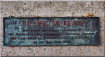 J0154 : Shillington Bridge plaque, Portadown by Albert Bridge