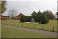 Hedge round the memorial