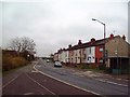 Dwellings and B6419 Road in Shuttlewood