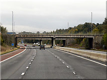 NY5029 : M6, Bridge at Junction 40 by David Dixon