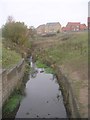 View from Footbridge over Beck - off Marchant Way