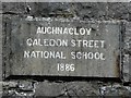 Plaque, Aughnacloy Caledon Street National School