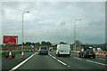 Road works, M25