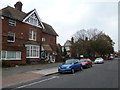 Approaching the junction of Salisbury Road and Helena Road