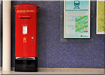 J3473 : Pillar box, Belfast by Albert Bridge