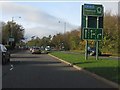 A34 approaching Monkspath business park roundabout