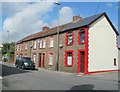 Colourful house, Nantgarw Road, Caerphilly