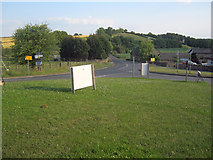 SK3856 : Road junction at Toadhole Furnace by Trevor Rickard