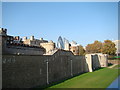 View of the Gherkin from Tower Bridge Approach