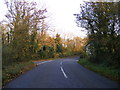 B1118 at the junction with Church Road, Brundish