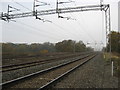 The West Coast Main Line looking North